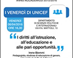 i venerdì di unicef