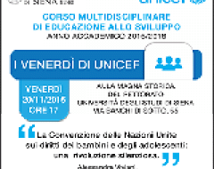 i venerdì di unicef