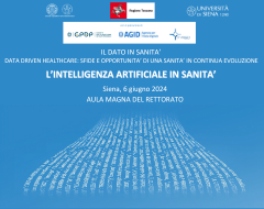 Convegno “L’intelligenza artificiale in sanità” Convegno “L’intelligenza artificiale in sanità”
