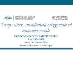 Convegno "Terzo settore, sussidiarietà orizzontale ed economia sociale"