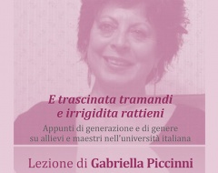 Lezione della professoressa Gabriella Piccinni
