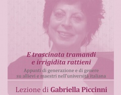 Lezione della professoressa Gabriella Piccinni Lezione della professoressa Gabriella Piccinni
