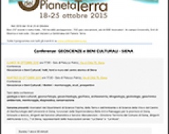 settimana pianeta terra a siena