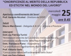 Seminario “Onoreficenze al merito della Repubblica ed eticità nel mondo del lavoro” Seminario “Onoreficenze al merito della Repubblica ed eticità nel mondo del lavoro”