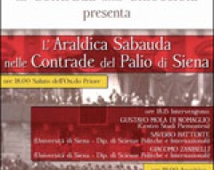 thumb convegno "L'araldica sabauda nelle contrade del Palio di Siena"
