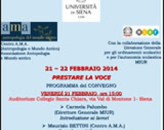 Prestare la voce: convegno Centro Ama
