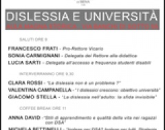 locandina Dislessia e Università thumb