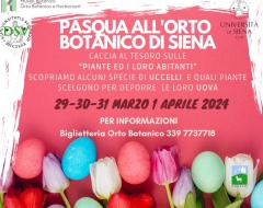 Pasqua all'Orto botanico di Siena Pasqua all'Orto botanico di Siena