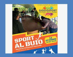 Presentazione del progetto "Sport al buio"