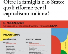 "Oltre la famiglia e lo stato: quali riforme per il capitalismo italiano?"