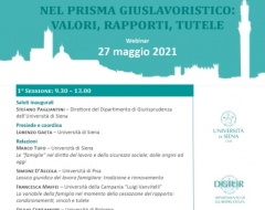 Webinar "La famiglia nel prisma giuslavoristico: valori, rapporti, tutele"