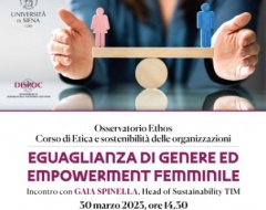 Arezzo: Eguaglianza di genere ed empowerment femminile