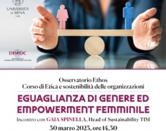 Arezzo: Eguaglianza di genere ed empowerment femminile Arezzo: Eguaglianza di genere ed empowerment femminile