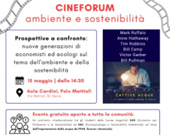 Presentazione cdlm in Economia per l'ambiente e in Ecotossicologia