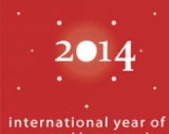 logo anno internazionale del cristallo