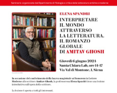 Interpretare il mondo attraverso la letteratura. Il romanzo globale di Amitav Ghosh Interpretare il mondo attraverso la letteratura. Il romanzo globale di Amitav Ghosh
