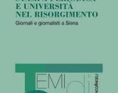 copertina volume Stampa periodica e Università nel Risorgimento