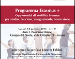 presentazione Erasmus+ ad Arezzo
