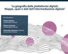 ”La geografia delle piattaforme digitali. Mappe, spazi e dati dell'intermediazione digitale” ”La geografia delle piattaforme digitali. Mappe, spazi e dati dell'intermediazione digitale”