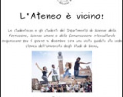 locandina L'Ateneo è vicino