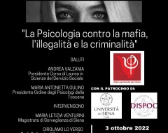 La Psicologia contro la mafia, l'illegalità e la criminalità La Psicologia contro la mafia, l'illegalità e la criminalità