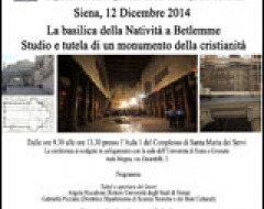 locandina La Basilica della natività a Betlemme