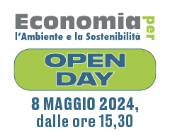 Open Day corso di laurea magistrale in Economia per l'Ambiente e la Sostenibilità