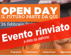 Evento rinviato Evento rinviato