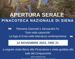“Solo nella catastrofe. La fuga di Enea nella letteratura contemporanea” “Solo nella catastrofe. La fuga di Enea nella letteratura contemporanea”