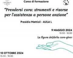 "Prendersi cura: strumenti e risorse per l'assistenza a persone anziane"