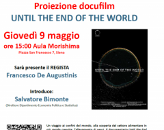 Proiezione del docufilm "Until the end of the world"