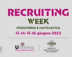 Recruiting Week di Ingegneria e Matematica Recruiting Week di Ingegneria e Matematica