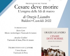 Arezzo: presentazione del volume "Cesare deve morire" 