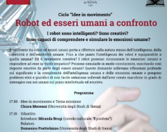 “Robot ed esseri umani a confronto”