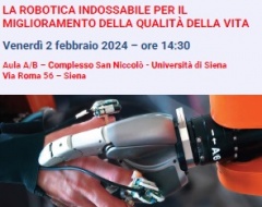 Seminario “La robotica indossabile per il miglioramento della qualità della vita” Seminario “La robotica indossabile per il miglioramento della qualità della vita”