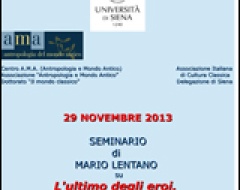 Seminario prof. Mario Lentano