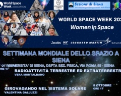Settimana mondiale dello spazio a Siena Settimana mondiale dello spazio a Siena