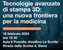 Tecnologie avanzate di stampa 3D. Una nuova frontiera per la medicina Tecnologie avanzate di stampa 3D. Una nuova frontiera per la medicina