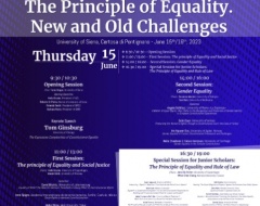 Tavola rotonda "The Principle of Equality. New and Old Challenges" Tavola rotonda "The Principle of Equality. New and Old Challenges"