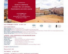 "Marco Comporti: l'uomo tra accademia, professione ed istituzioni" "Marco Comporti: l'uomo tra accademia, professione ed istituzioni"