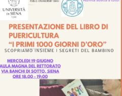 Presentazione del libro di puericultura "I primi 1000 giorni d'oro"