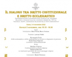 Il dialogo tra diritto costituzionale e diritto ecclesiastico