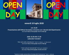 Digital Open Day - Dipartimento di Giurisprudenza Digital Open Day - Dipartimento di Giurisprudenza