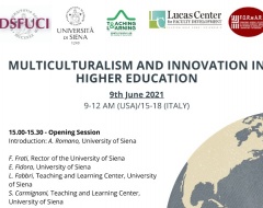 Webinar “Multiculturalism and innovation in higher education” Webinar “Multiculturalism and innovation in higher education”