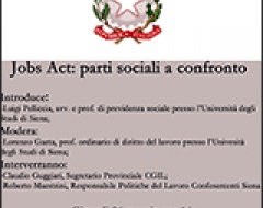 Iniziative su Job acts e contrattazione collettiva al Polo Mattioli