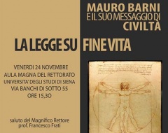 Mauro Barni e il suo messaggio di civiltà - La legge su fine vita