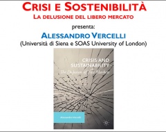 presentazione del libro "Crisi e sostenibilità. La delusione del libero mercato"