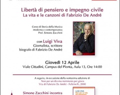 La vita e le canzoni di Fabrizio De André La vita e le canzoni di Fabrizio De André