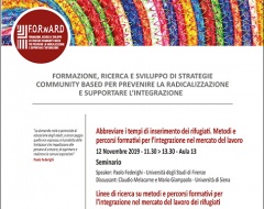 seminari sull'inserimento lavorativo dei rifugiati