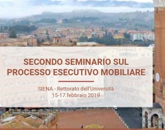 Secondo seminario sul processo esecutivo mobiliare Secondo seminario sul processo esecutivo mobiliare